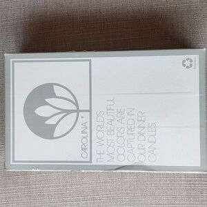 Ivory heritage dinner candles, by Carolina, 10-8 in